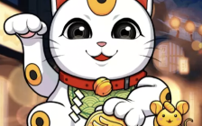 Lucky Cat and Maid